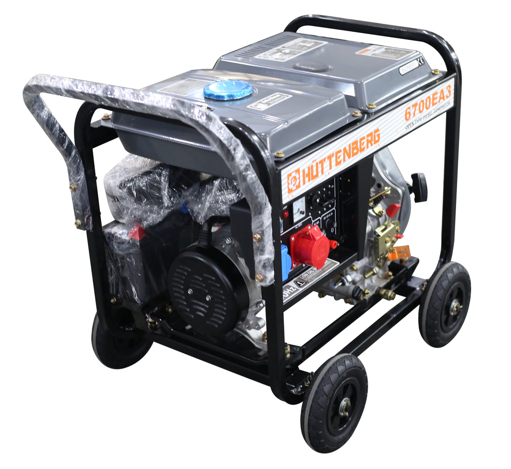 Groupe électrogène diesel ouvert 6700EA3D – Triphasé 380V – AVR – Démarrage électrique – Usage professionnel