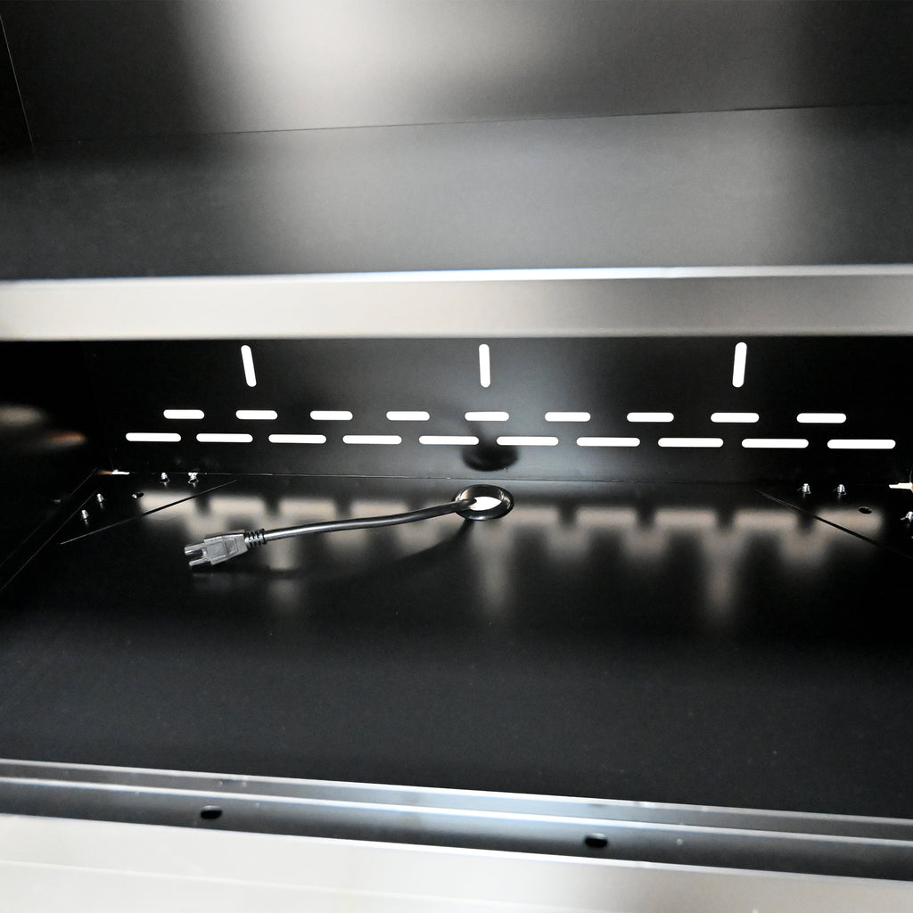 Set de meubles de garage Artman 5 pièces – Noir & rouge – Armoires murales et sur pied avec plan de travail et serrures - CD-3000LWB