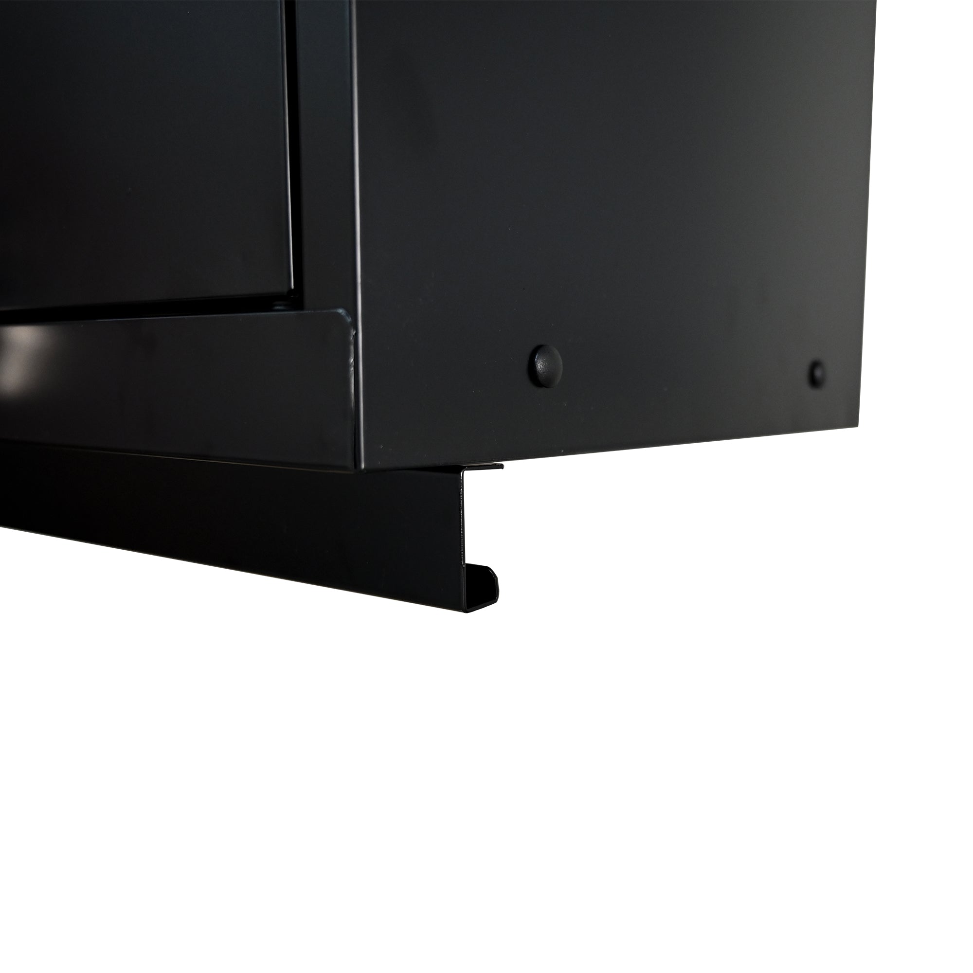 Set de meubles de garage Artman 5 pièces – Noir & rouge – Armoires murales et sur pied avec plan de travail et serrures - CD-3000LWB