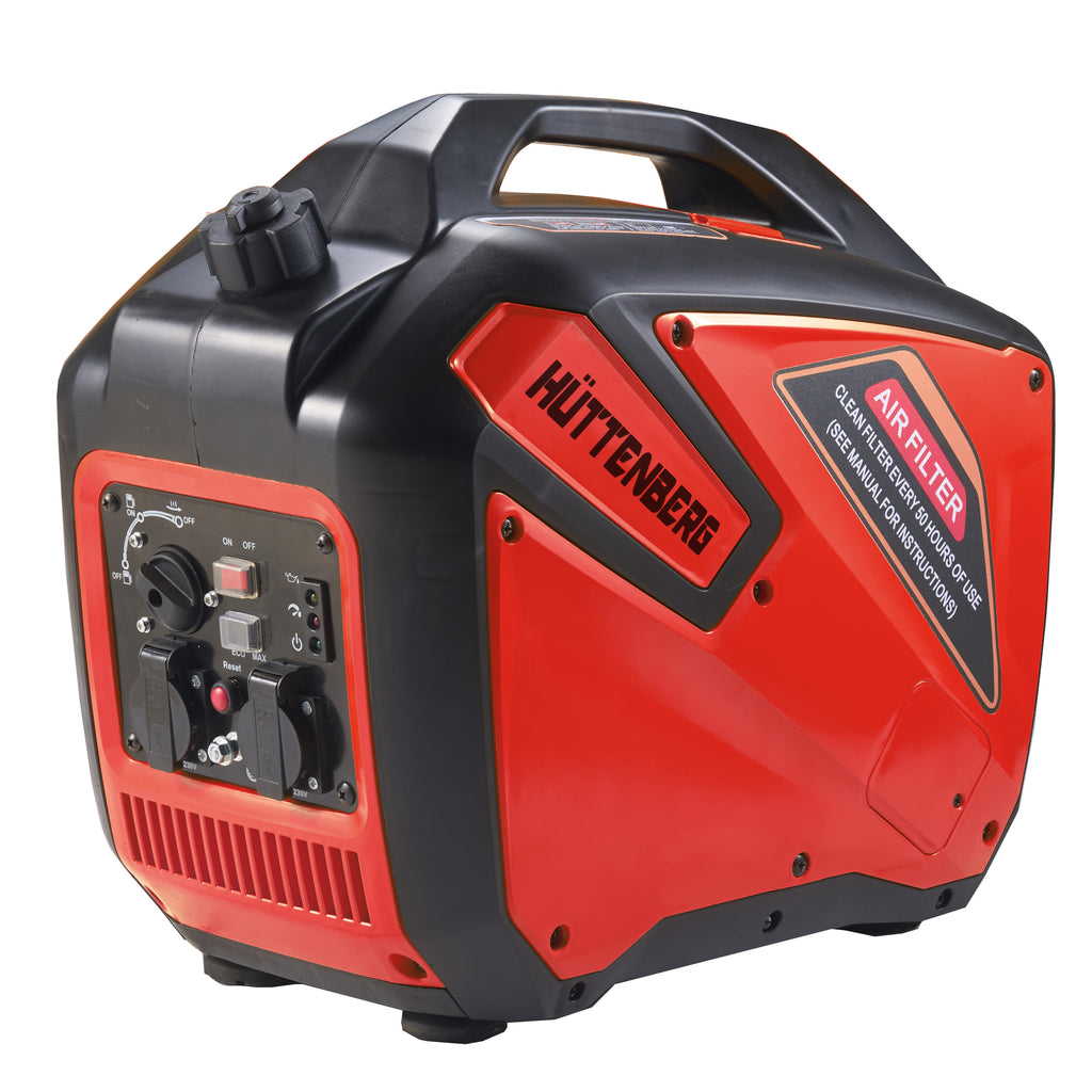 Groupe électrogène - générateur inverter Hi3500S – Essence – 3 200 W – Silencieux – Compact – Usage domestique & mobile