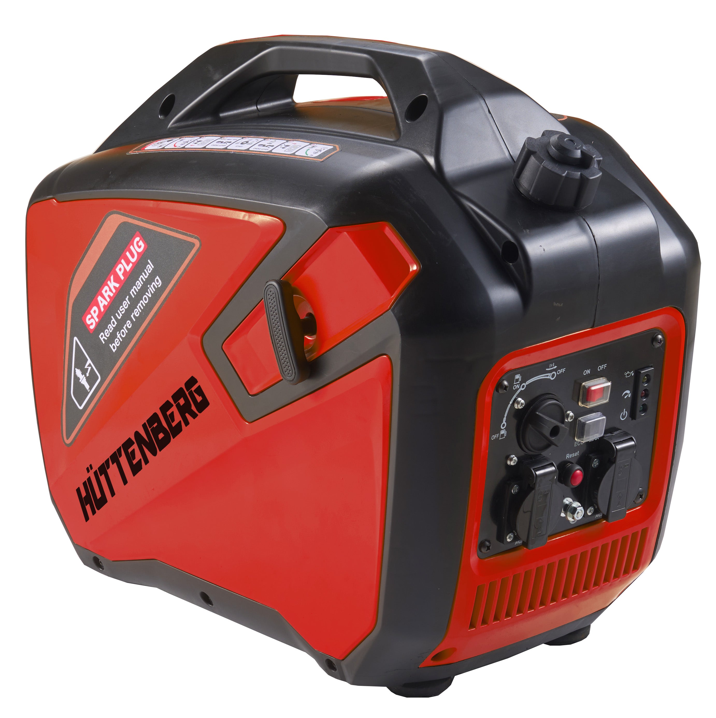 Groupe électrogène - générateur inverter Hi3500S – Essence – 3 200 W – Silencieux – Compact – Usage domestique & mobile