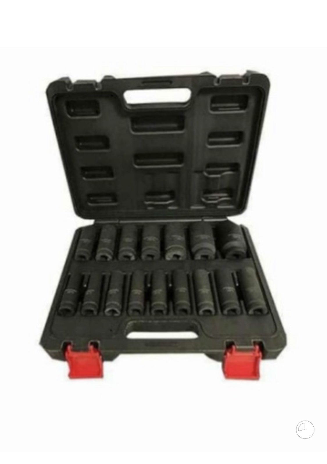 Jeu de douilles Huttenberg 1/2" impact longues 6 pans - 16 pcs