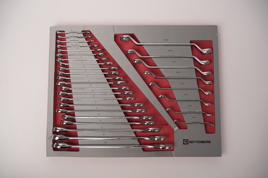 Hüttenberg TitanVault Pro-12 – Chariot d’Atelier Professionnel 12 Tiroirs avec 9 Modules d’Outils Complets – 485 Pièces