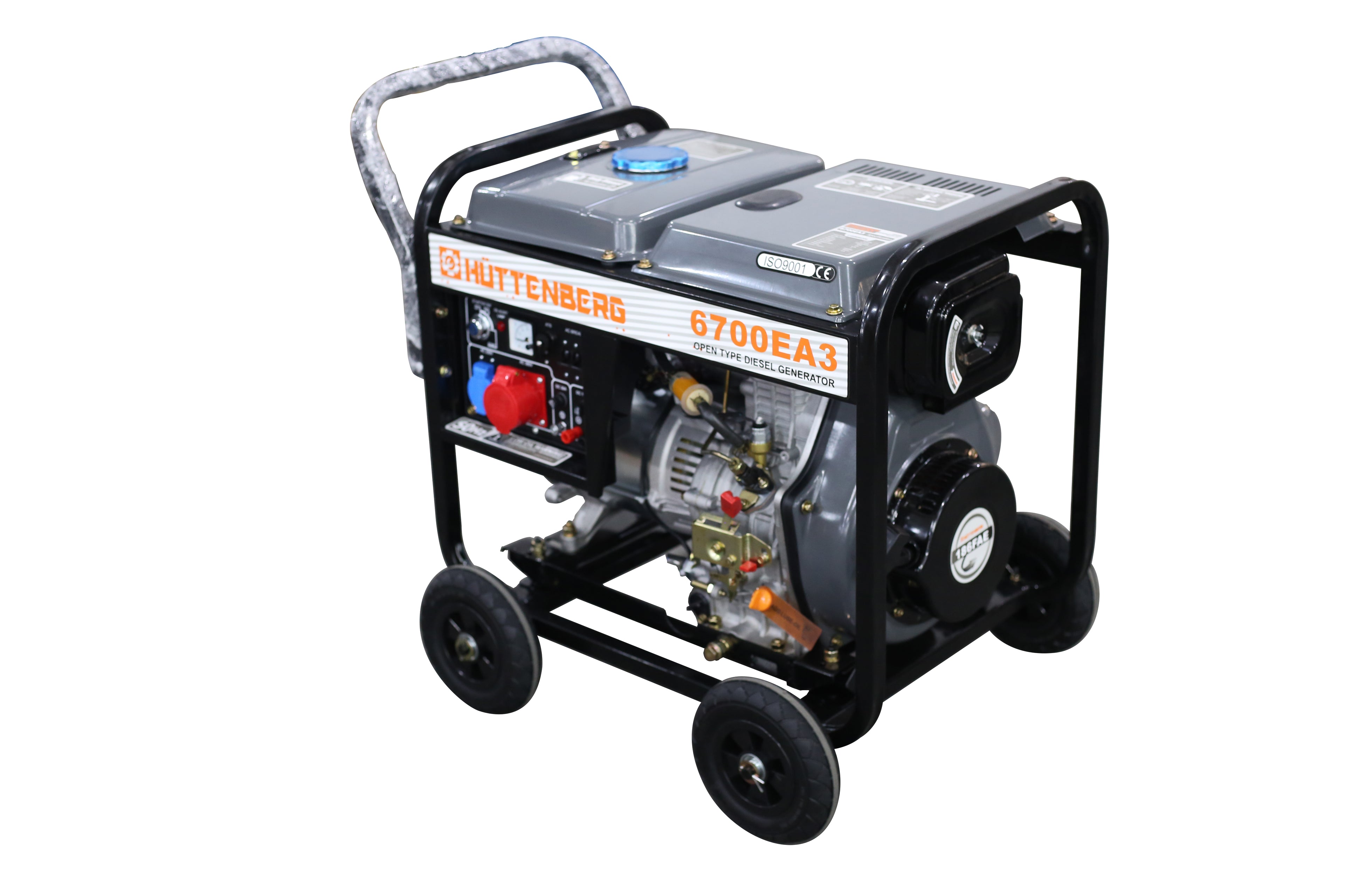 Groupe électrogène diesel ouvert 6700EA3D – Triphasé 380V – AVR – Démarrage électrique – Usage professionnel