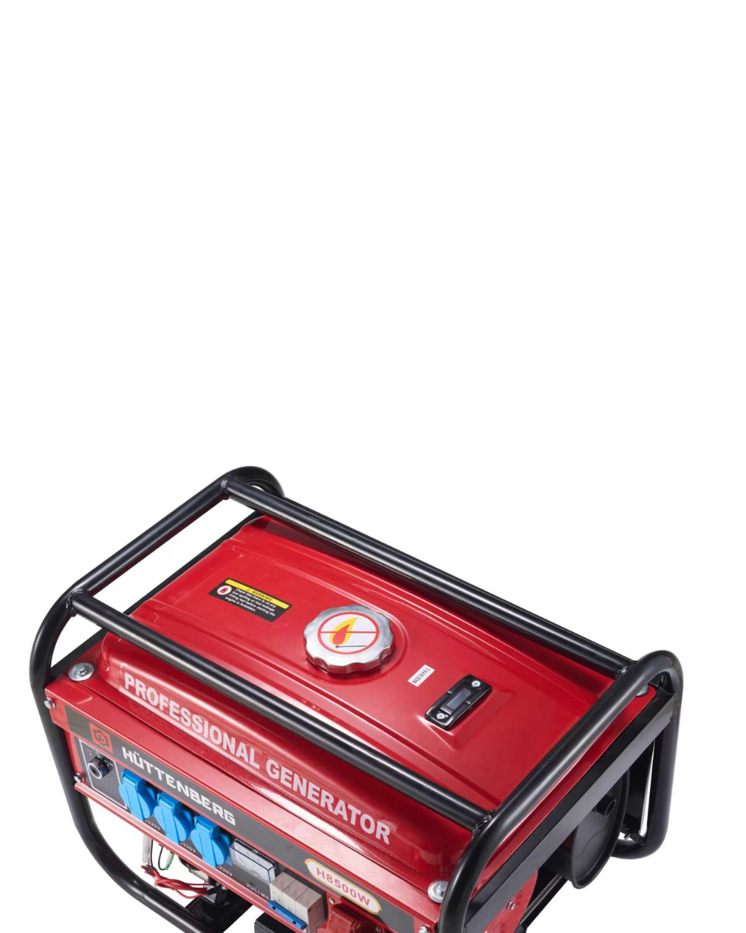 Huttenberg H8500W Groupe Électrogène Essence 8500W avec Batterie – Démarrage Électrique – Prises 220V / 380V – Usage Maison, Atelier & Extérieur