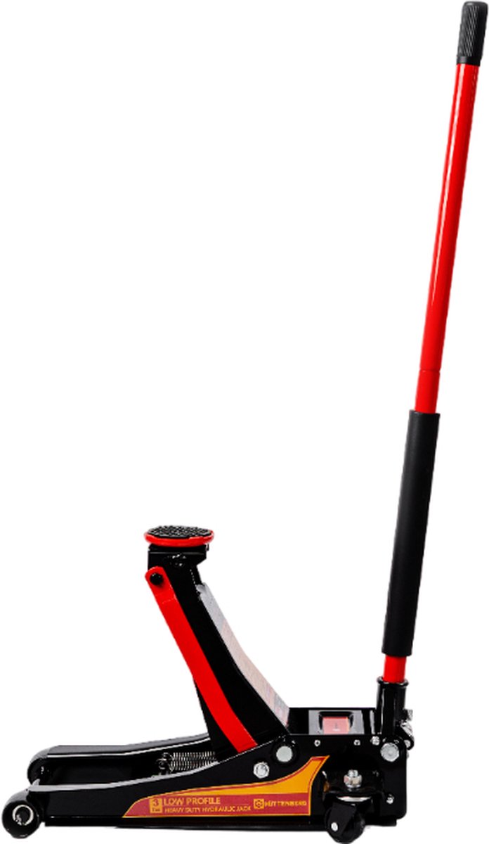 Hydraulic Garage Jack 3TON EXTRA LOWHuttenberg Cric Hydraulique Extra Bas 3 Tonnes – Lightning™ Hydraulics – Acier Haute Résistance – 75 à 505 mm – Atelier & Garage