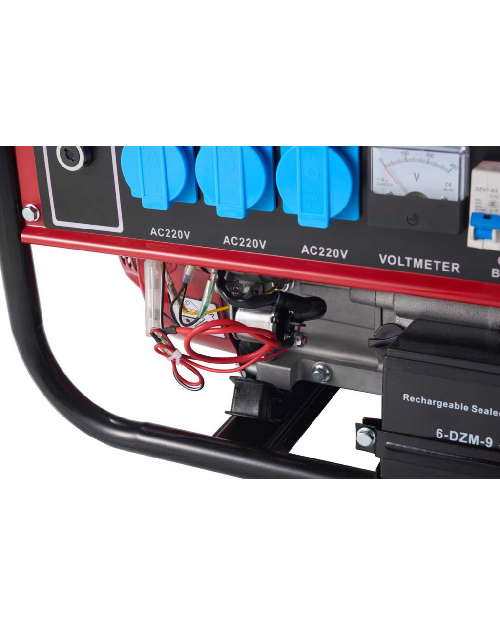 Huttenberg H8500W Groupe Électrogène Essence 8500W avec Batterie – Démarrage Électrique – Prises 220V / 380V – Usage Maison, Atelier & Extérieur