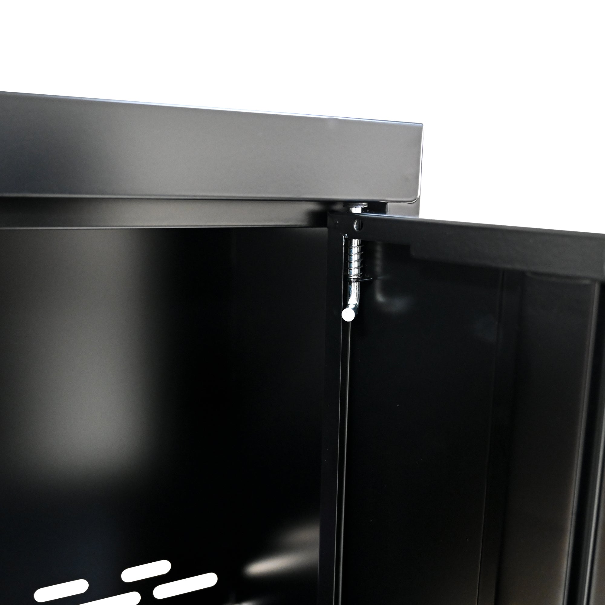 Set de meubles de garage Artman 5 pièces – Noir & rouge – Armoires murales et sur pied avec plan de travail et serrures - CD-3000LWB