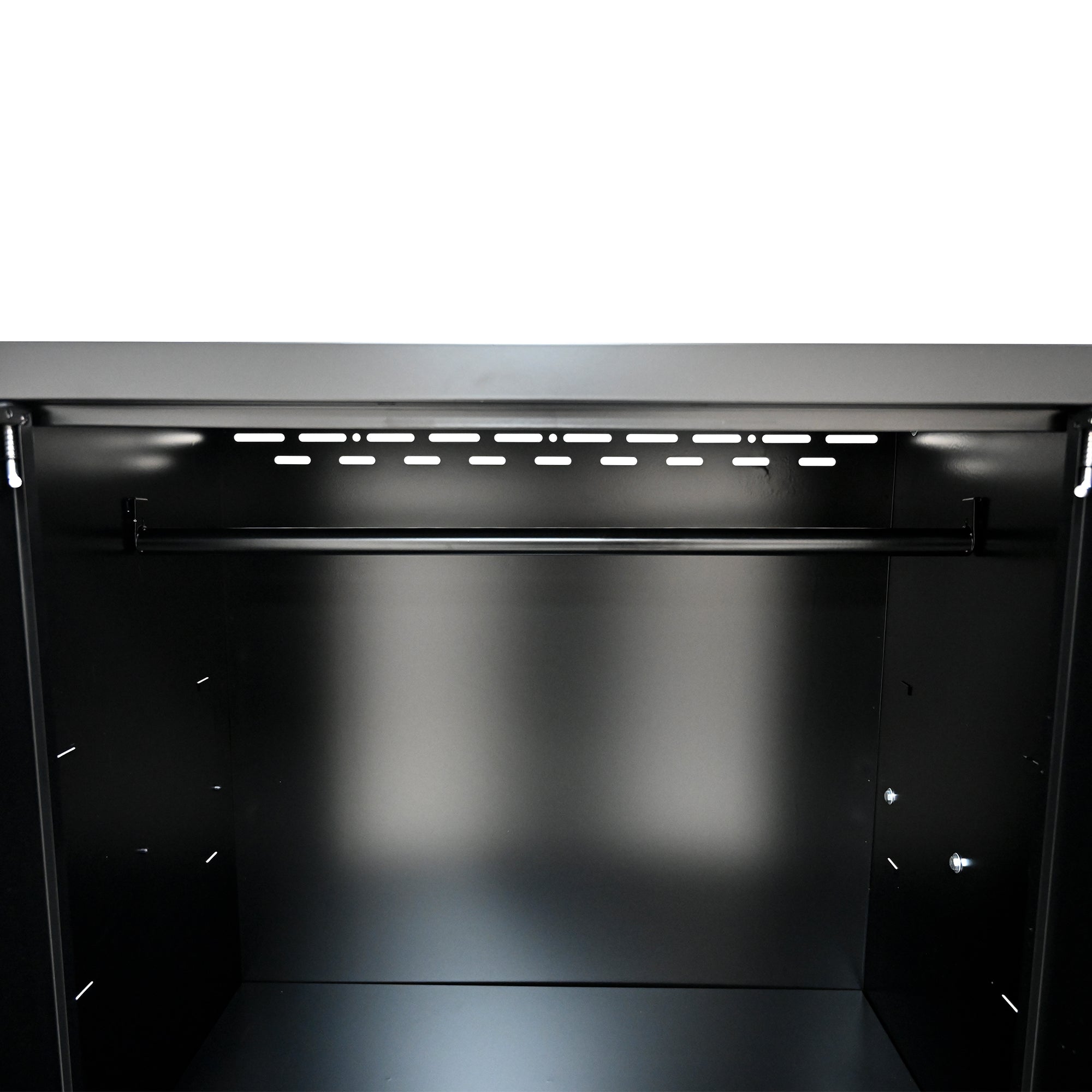 Set de meubles de garage Artman 5 pièces – Noir & rouge – Armoires murales et sur pied avec plan de travail et serrures - CD-3000LWB