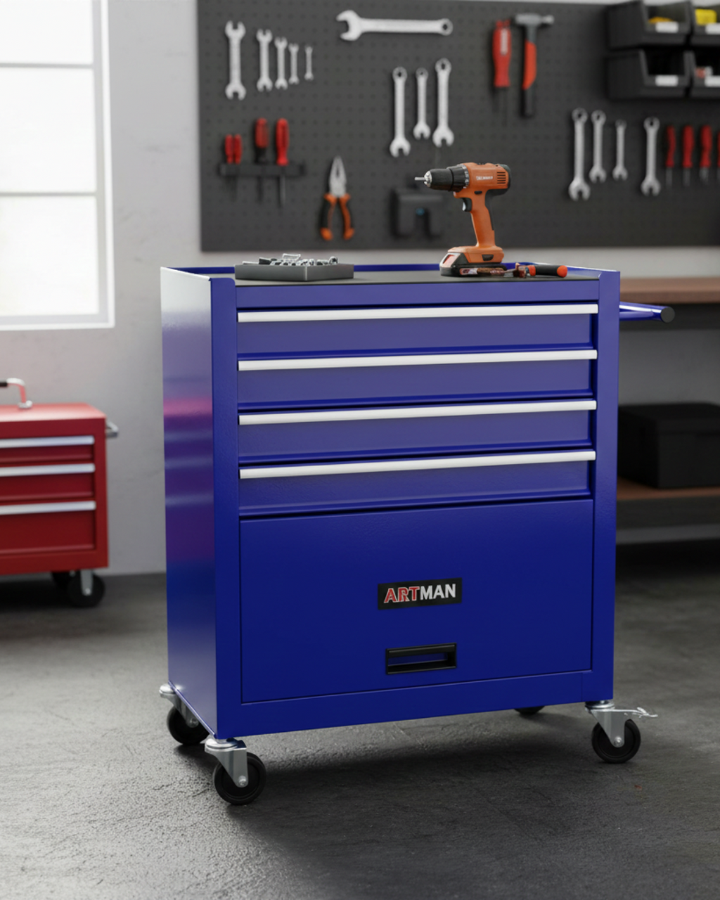 Servante d'Atelier Artmann 700x330x745mm – Bleu - CD-2204